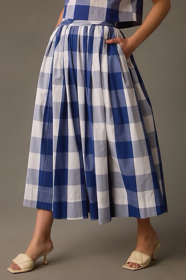 Sunday In Brooklyn Anthropologie Plaid Side Slit Checkered Skirt Size M
Opens in a new window or tab