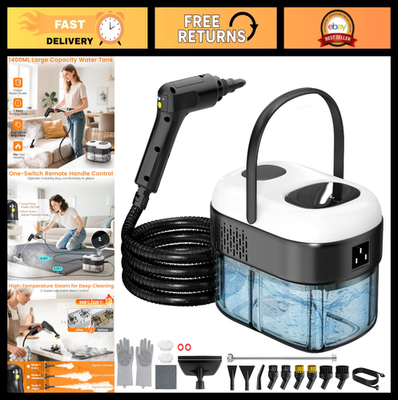 #ad #ad Powerful Pressurized Steam Cleaner 3 Level Handheld Steamer Fast Heat Up 47. $125.99