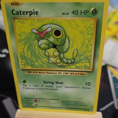 Pokémon Caterpie Evolutions Common Regular Basic 40 HP 3/108 Card English