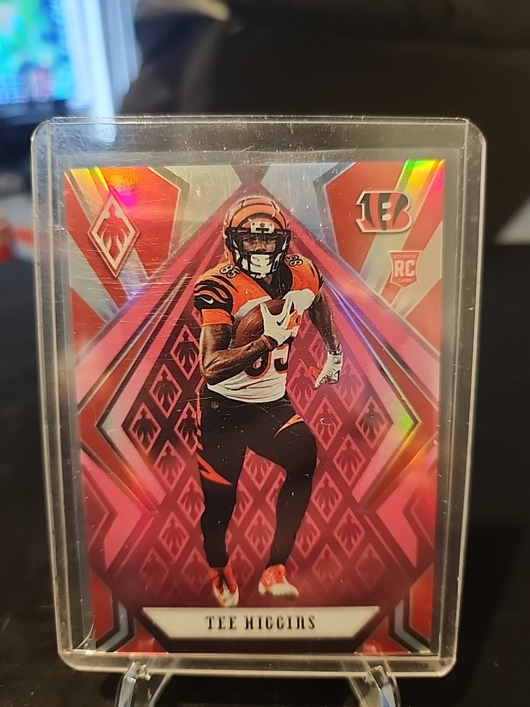 2020 Panini Phoenix - Rookies Tee Higgins #110 Pink /199 (RC)