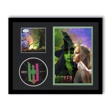 Ariana Grande & Cynthia Erivo "Wicked: For Good" SIGNED Framed 11x14 Display B