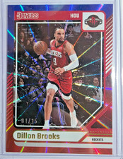 24-25 Donruss Basketball - Dillon Brooks #34  Laser 1/15  Rockets BOOKEND
