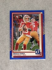 Panini Donruss 2025 Press Proof Blue Brock Purdy 49ers #46 Football NFL