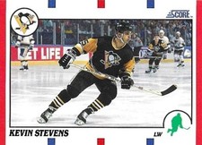 1990-91 Score - Kevin Stevens #53 (RC)