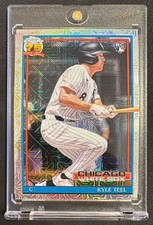 2026 Topps Kyle Teel #91C-61 1991 Chrome Silver Pack Mojo Refractor RC White Sox