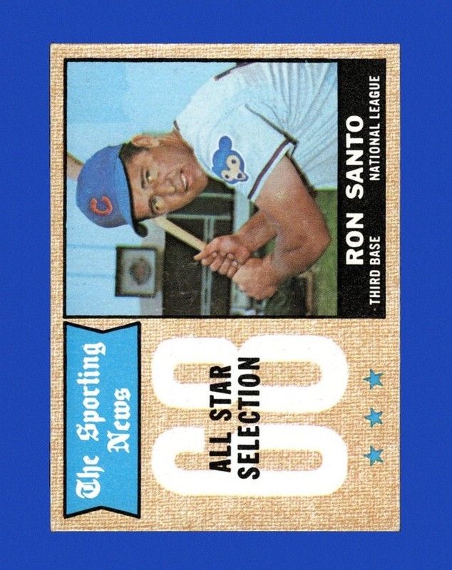 1968 Topps Set-Break #366 Ron Santo VG-VGEX *GMCARDS*