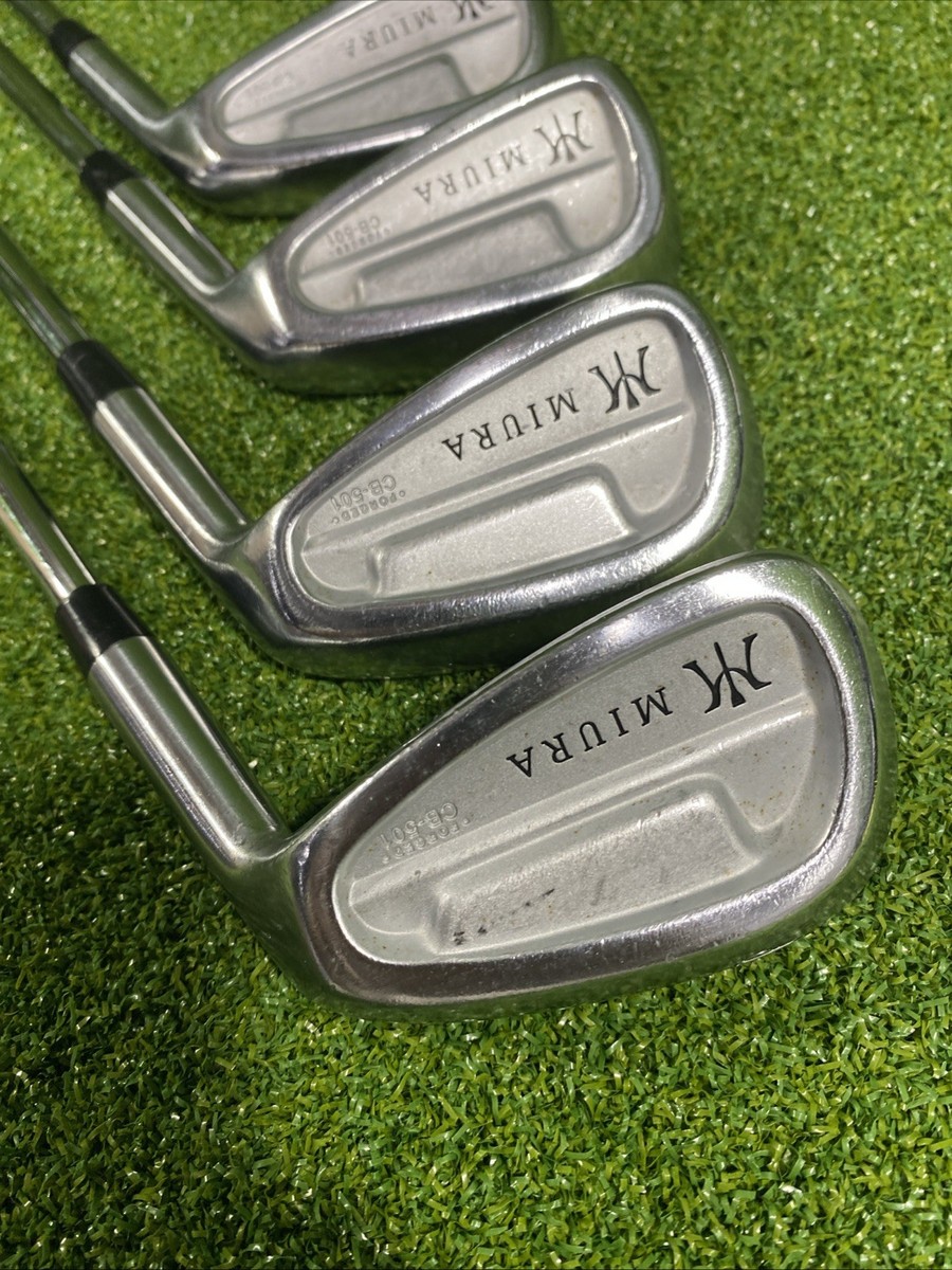 Miura CB-501 Forged Iron Set 4-PW KBS Tour C-Taper 125g Stiff Plus