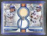 2024 Topps Tribute Pete Alonso Francisco Lindor Dual Player Jersey Blue #/150