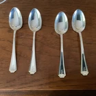 Set of 4  Gorham Sterling FAIRFAX  SPOONS -5 3/4 Inches-  Monogram" D" 114 grams