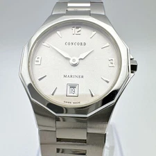 Concord Mariner Women's Watch Calendar White Dial