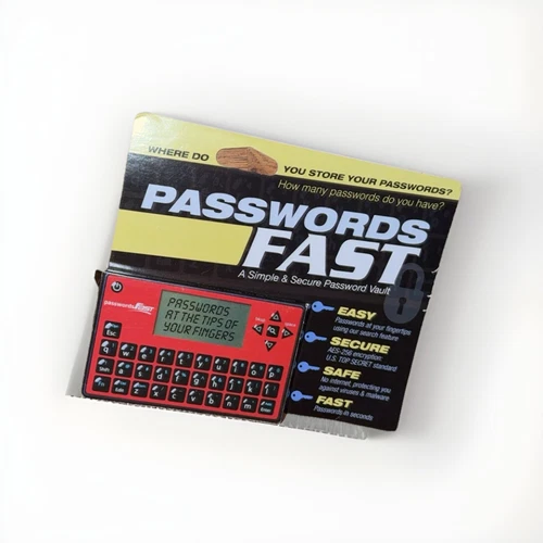 PasswordsFAST Compact Offline Password Keeper Encrypted. - New Sealed