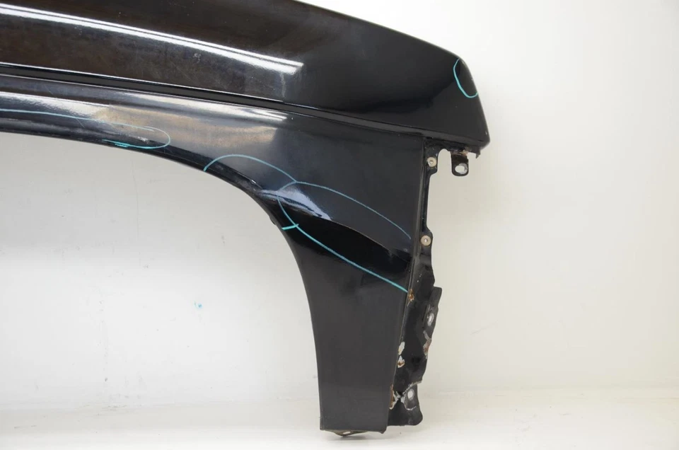 91-97 Nissan Pickup D21 Black Passenger Right Front Fender Assembly - Image 2 of 4
