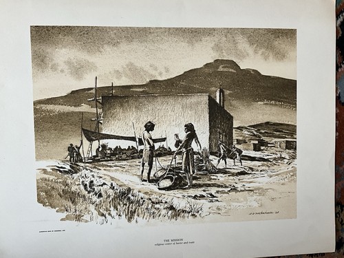 9 RUSSELL R. WATERHOUSE Sepia Prints 1970’s Southwest Stagecoach Covered Wagon - Picture 5 of 11