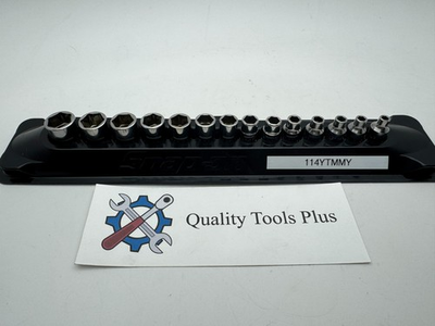 #ad #ad Snap On NEW 14 Pc 1 4quot; Dr FDX 6 Pt Metric Shallow Socket Set 114YTMMY $190.00