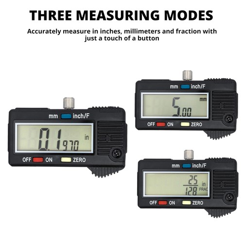 NEIKO 01407A Electronic Digital Caliper Measuring Tool, 6 Inch, Silver/Black  - Picture 3 of 8