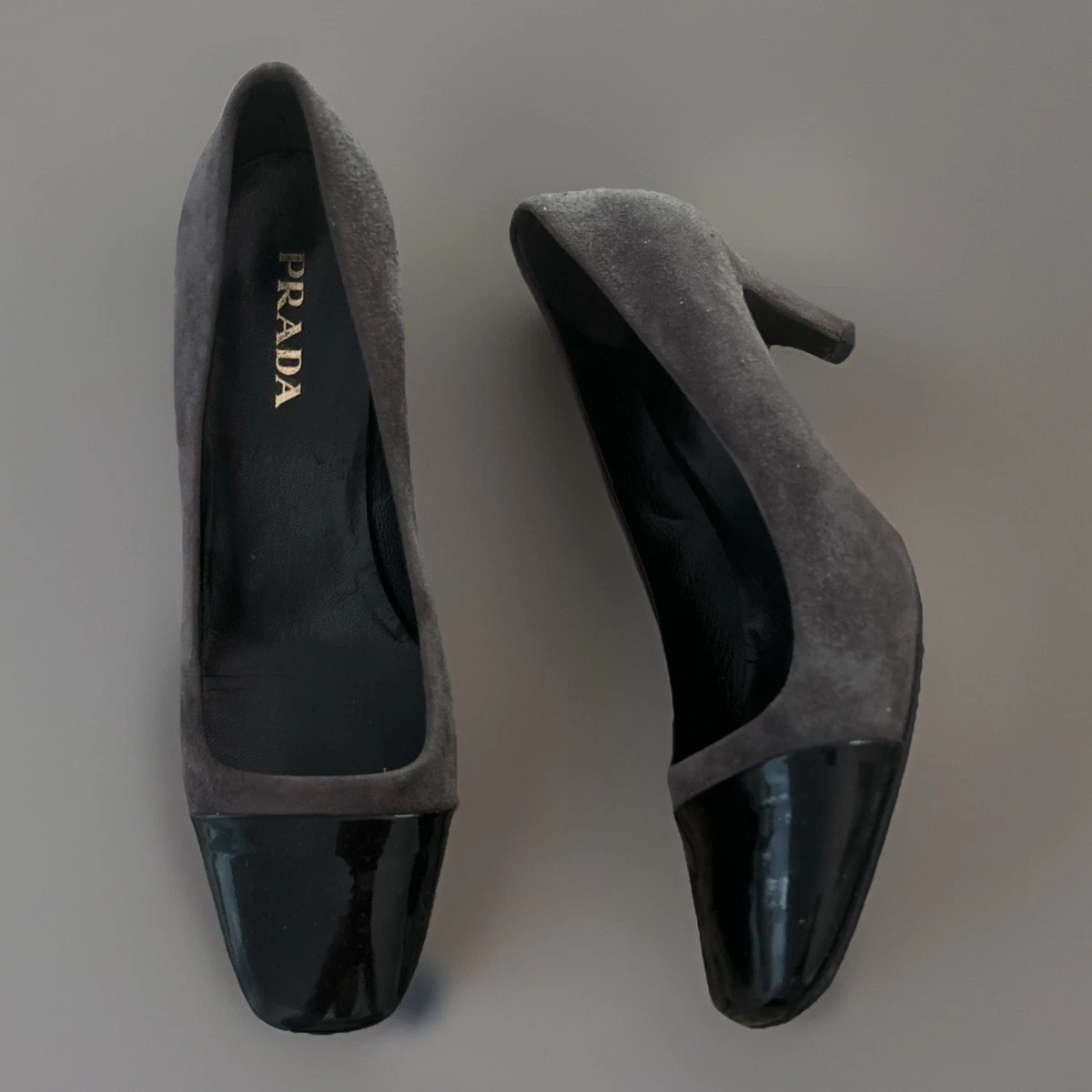 PRADA Patent Leather Heels Square Toe for Women for sale | eBay