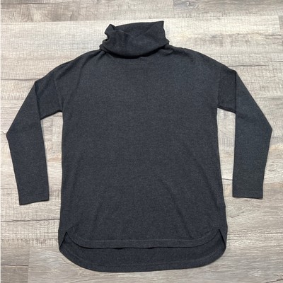 The North Face Womens Size Medium Merino Wool Turtleneck Dolman Sleeve Sweater