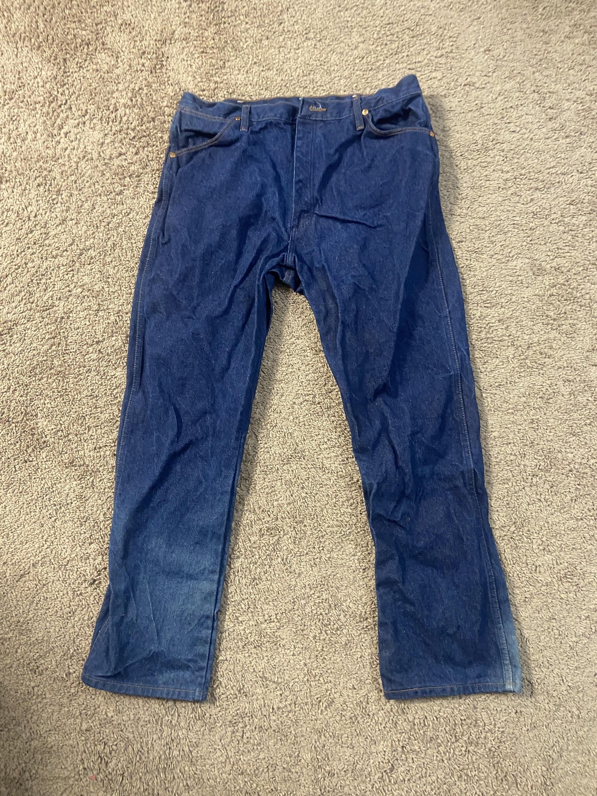 Mens 33x32 Blue 31mwz Cowboy Cut Western Straight Leg Denim