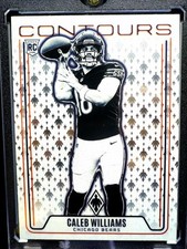 Caleb Williams RARE ROOKIE WHITE HOLO SP INSERT RC | Investment Card | BEARS. rookie card picture