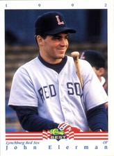 1992 Classic Best John Elerman #388 RC Rookie Lynchburg Red Sox Baseball MLB ...