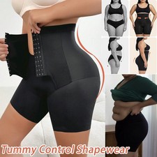 Plus Size Tummy Control Shapewear Panty Shorts High Waist Butt Lifter Pants Slim