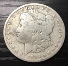 1884-S Morgan Silver Dollar $1, G. B199