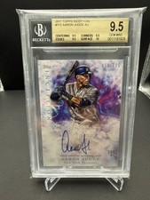 2017 Topps Inception Aaron Judge Rookie Auto #112 /199 BGS 9.5