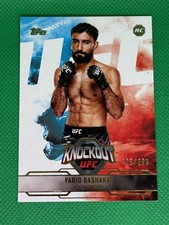 2025 Topps Knockout UFC RC Rookie Farid Basharat Gold #75/299