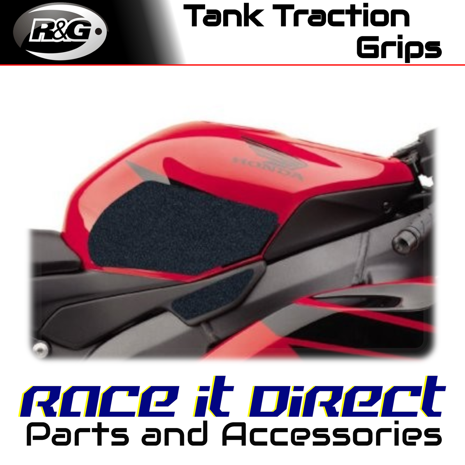 Tank Traction Grips for Honda CBR1000RR Fireblade 2004-2007 Race R&G