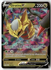 GIRATINA V 130/196 HOLO ULTRA RARE LOST ORIGIN POKEMON NM