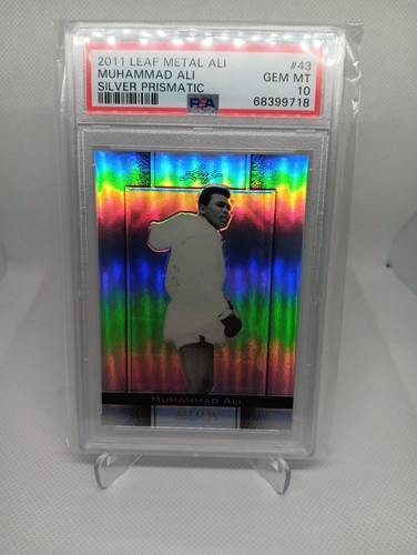 2011 Leaf Metal Ali #43 Silver Prismatic /125 PSA10