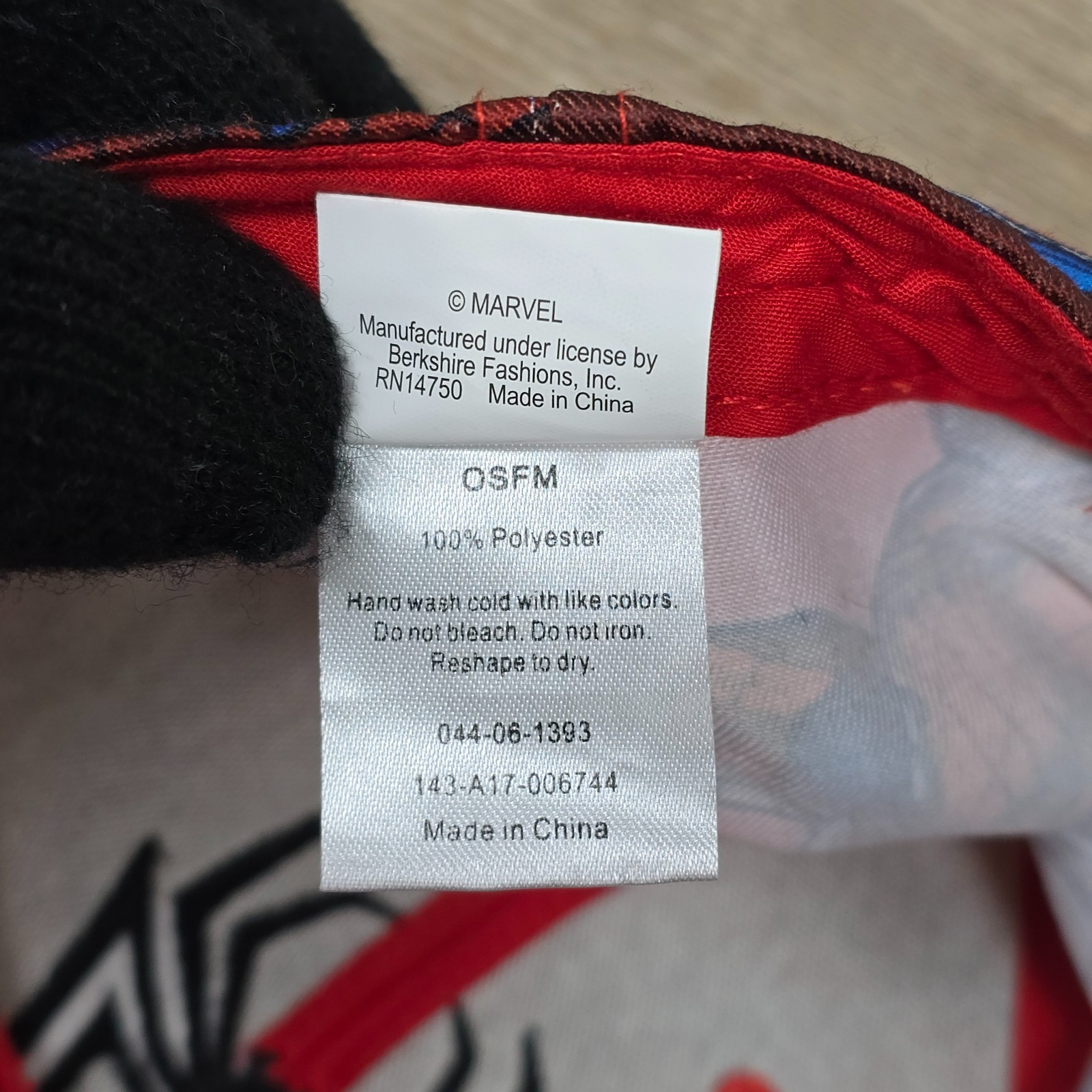 Marvel Spiderman Hat Adjustable Snapback AOP Red … - image 12