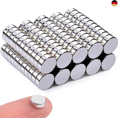 DGDUBRB 100 Stück Magnete Stark, Neodym Magnet Extra Stark, Kleine Magnete für M