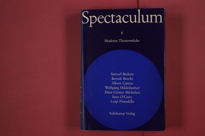 318481 Samuel Beckett SPECTACULUM Suhrkamp Verlag Sieben moderne Theaterstücke