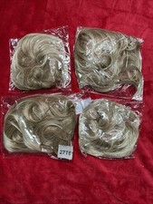 Lot of 4 Messy Hair Pony Tail Add On Extensions