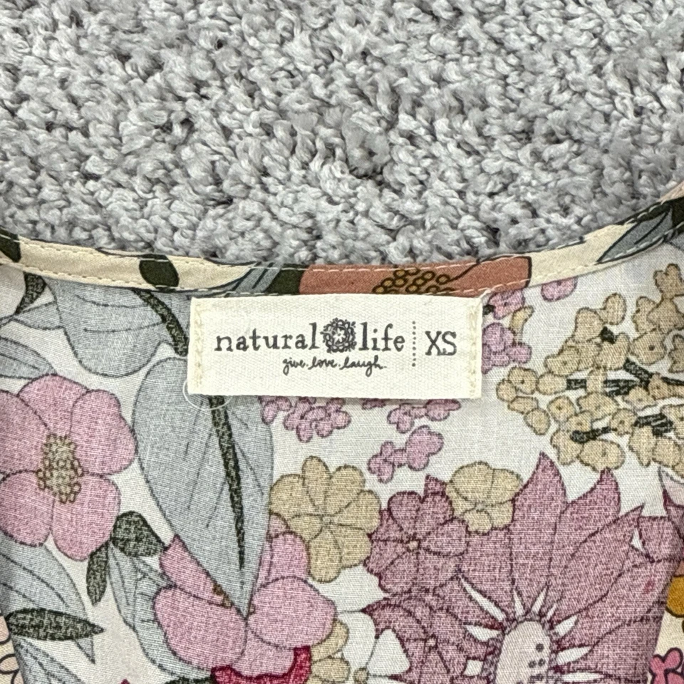 Vestido Natural Life Para Mujer XS Stella Mini Babydoll Cottagecore Boho Hippie Foto 2 de 4