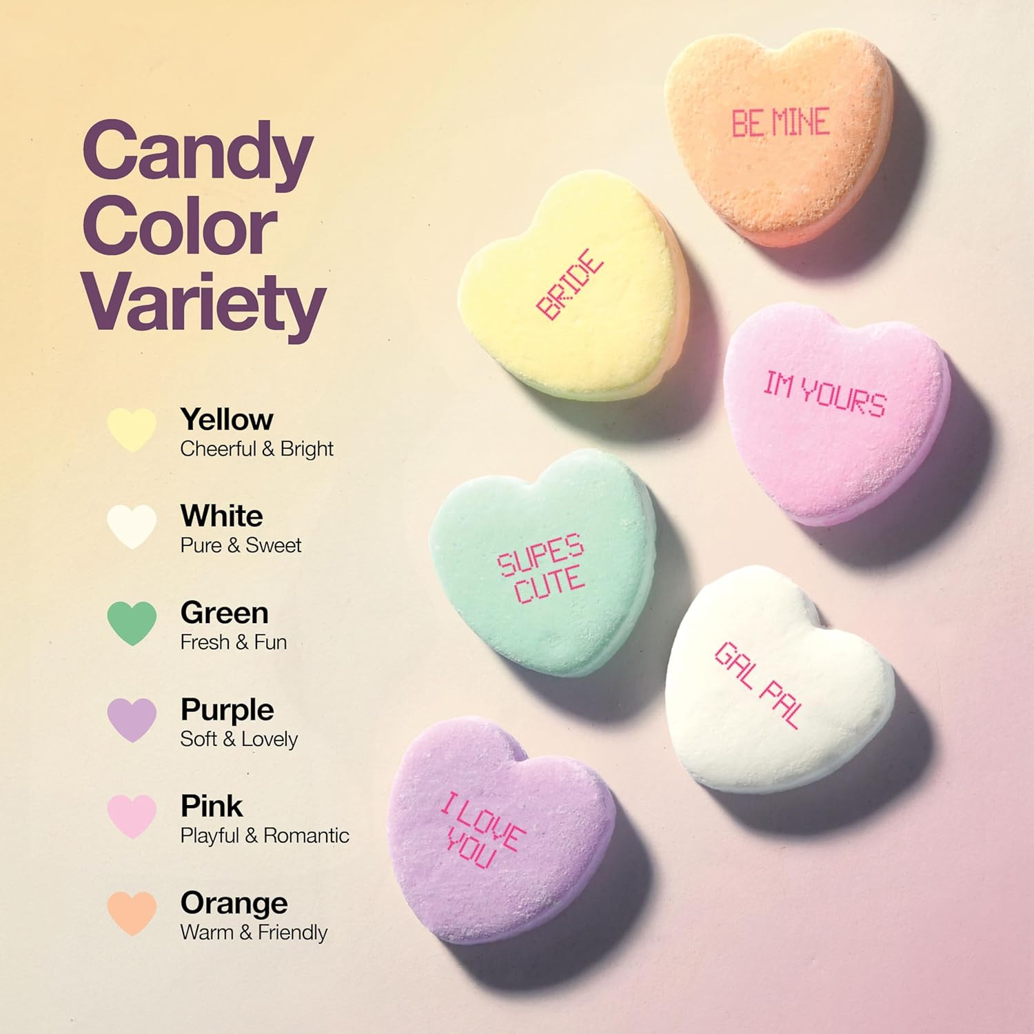 Large Conversation Hearts Candy 10Oz – Valentines Bulk Mix & Mother’S Day Editio thumbnail 4