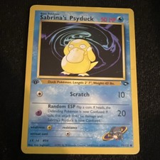 SABRINAS PSYDUCK 99/132 ナツメのコダック 英語版ポケモン Sabrina's Psyduck #99 Prices | Pokemon Gym Challenge | Pokemon Cards