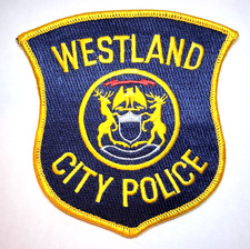 Westland Michigan City Police Patch - FREE Tracked US Shipping !