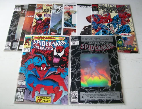 Spider-Man Mixed Lot of 9 Venom Carnage variants ASM 365 Marvel 1992-2016