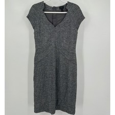 Banana Republic Womens Minimalist Old Money Sheath Dress Size 12 Quiet Luxury