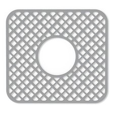 2 Pack Silicone Sink Protector for Kitchen Sink, Trellis Pattern 12 x 11" Sin...