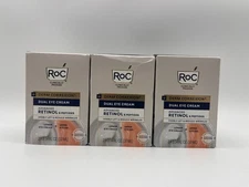 3x ROC DERM CORREXION DUAL EYE CREAM 2x0.34oz EA EXP 05/2027 NEW MR 430