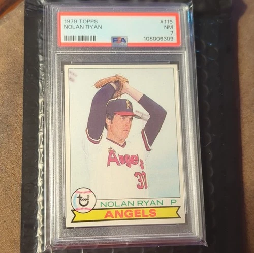 Topps 1979 Nolan Ryan #115 PSA 7 Angels Base Set Baseball MLB
