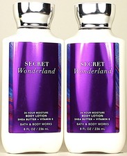 QTY 2 - Bath Body Works SECRET WONDERLAND Body Lotion Moisturizer Cream 8oz