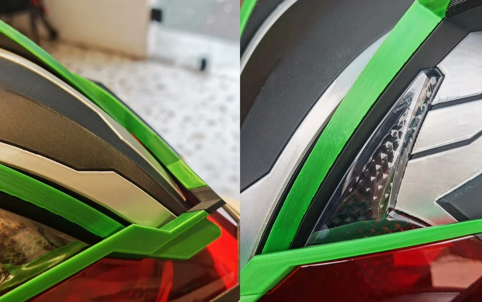 KAMEN RIDER TYCOON 1：1 Wearable Mask Helmet 3D Printing Cosplay Halloween Props - Image 4 of 4