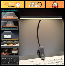 Rechargeable 88 LED Music Stand Light - Foldable Clip-on, Eye-Protective, 5 Brig