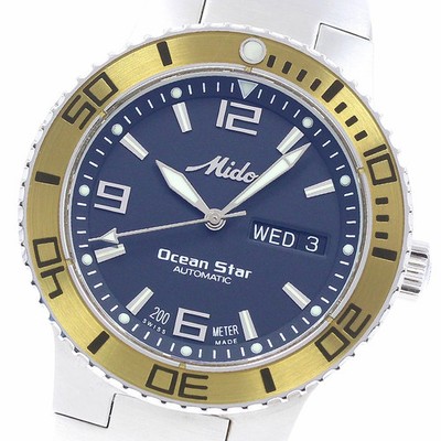 Mido Ocean Star Day-Date Automatic Men's Watch B+ From Japan