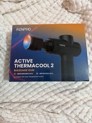 RENPHO Active Thermacool 2 Massage Gun with Heat and Cold NEW / Factory Sealed