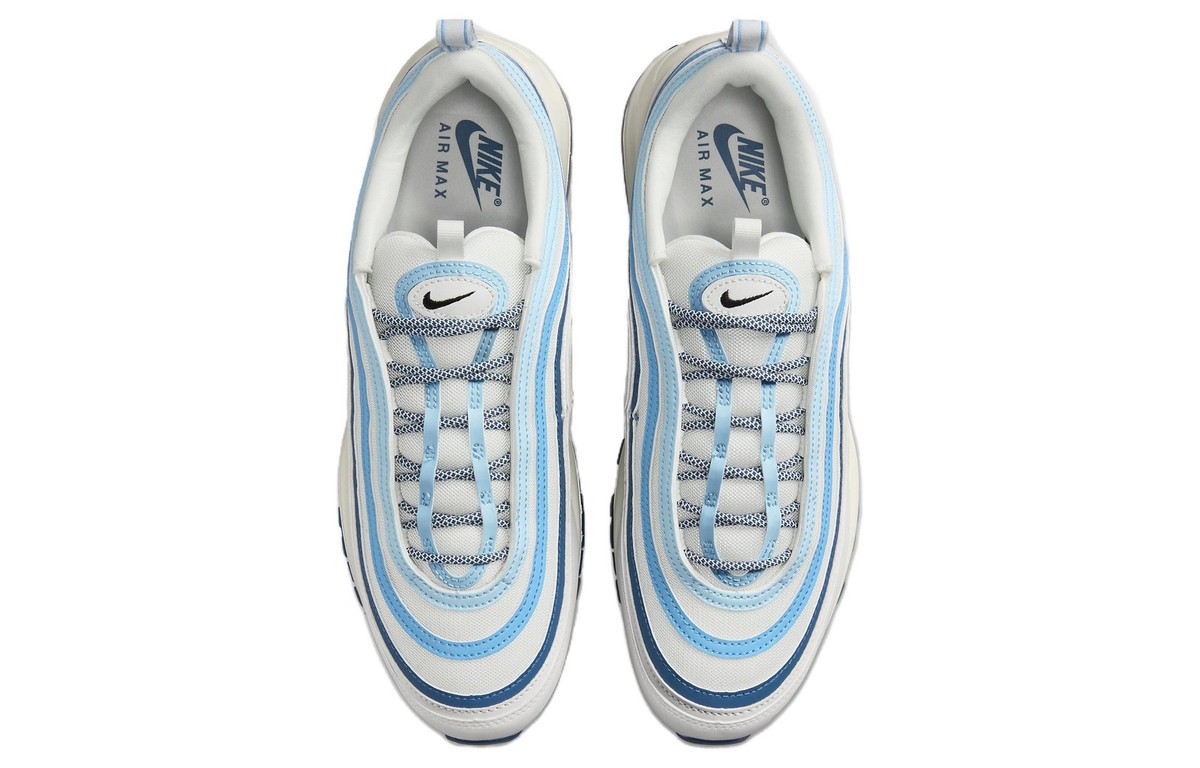 [FN6957-100] -Men- Nike Air Max 97 Summit White Light Photo Blue — product photo 3 of 5